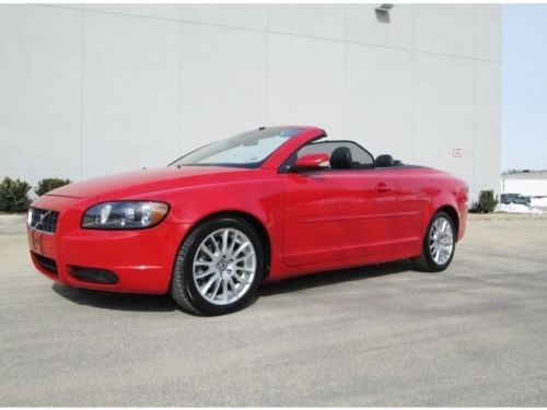 2007 volvo c70 t5 convertible red loaded 1 owner stunning must see