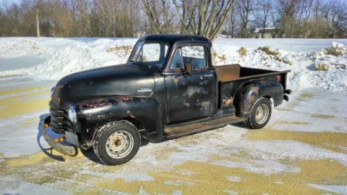 1953 five window chevy 1/2 ton pickup in running condition