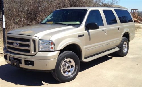 2005 ford excursion limited 4x4 6.8l trinton v-10 gas leather intr. no reserve