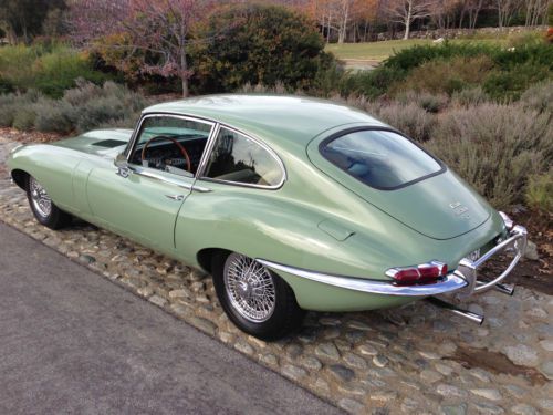 1968 jaguar e-type xke series 1.5 2+2 coupe.all original. two-owners. 52k miles.