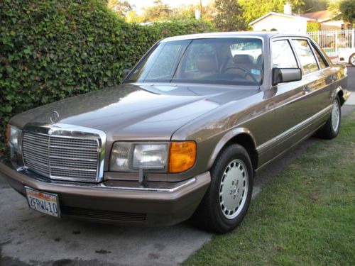 1987 mercedes 560sel one owner california car 93k mi immaculate condition