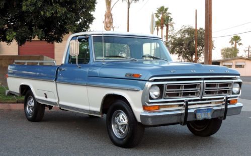 California original, 1972 ford f-100, 100% rust free, runs great! nice truck!