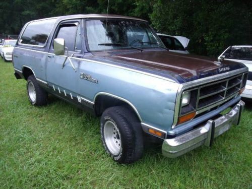 1984 dodge ramcharger 360 v8 engine runs and drives great very good body