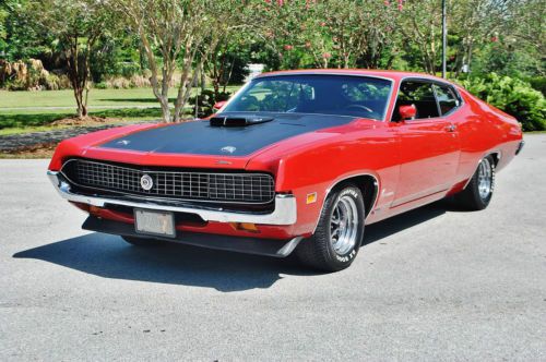 Wow what and rare classic 70 ford torino cobra 429 cobrajet 4 speed magnificent