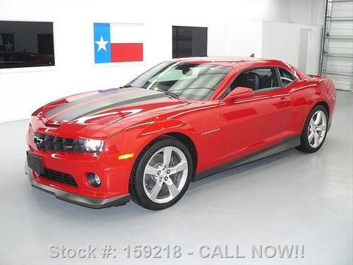 2010 chevy camaro 2ss 6spd rs pkg sunroof htd seats 11k texas direct auto