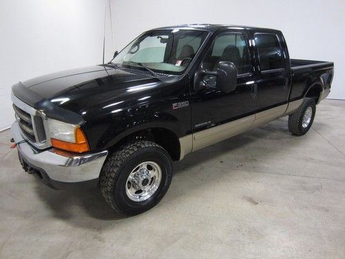 01 ford f350 super duty turbo diesel lariat crew leather colo owned  80pics