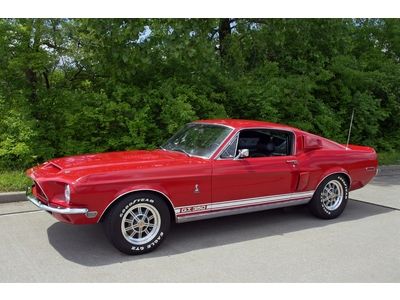 1968 shelby gt350 tribute 302 4bbl e303 cam/roller rockers 5 speed cold air