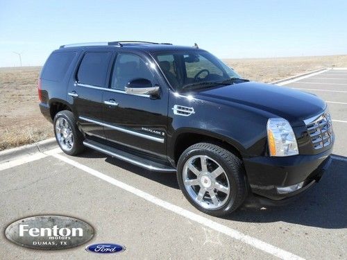 2009 cadillac escalade leather navigation sun roof chrome 22 inch wheels dvd