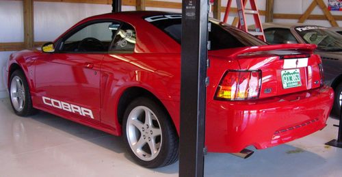 1999 ford mustang cobra 5 speed red v8