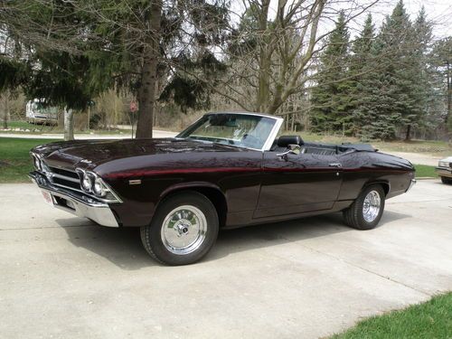1969 chevelle convertible 468 big block apprx 600hp clean, solid, and very fast