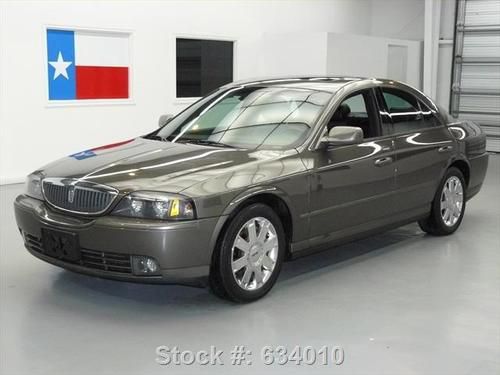 2004 lincoln ls ultimate climate seats sunroof nav 47k! texas direct auto