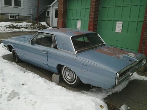 1966 ford thunderbird hardtop coupe - barn find  no reserve