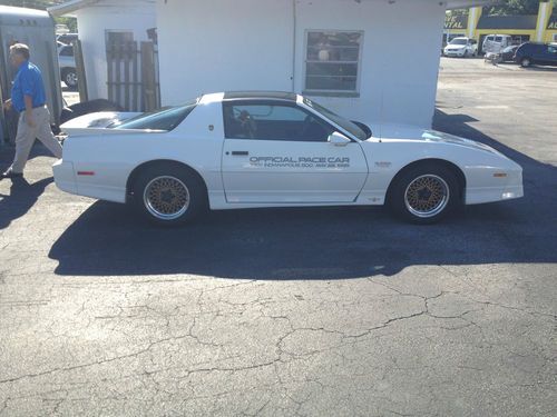 1989 pontiac trans am 20thindy pace car, phs documented #841 of only 1555 built
