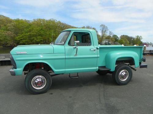 1967 ford f100 flareside 4x4 5 speed all orig. metal