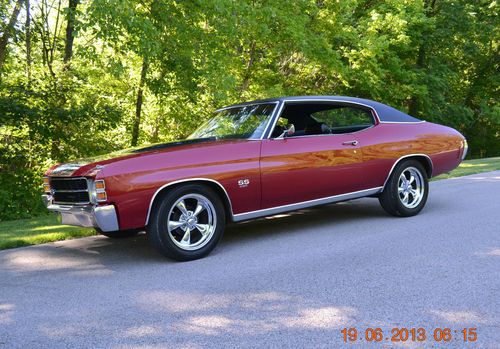 1971 chevelle ss 454 auto buckets console solid nice car