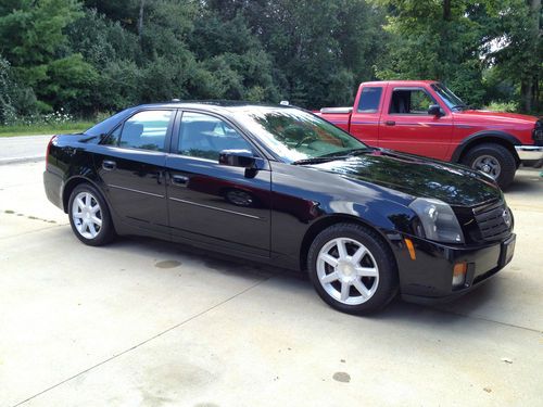 Gorgeous cadillac cts black on tan only 2 owners watch video nice perfect carfax