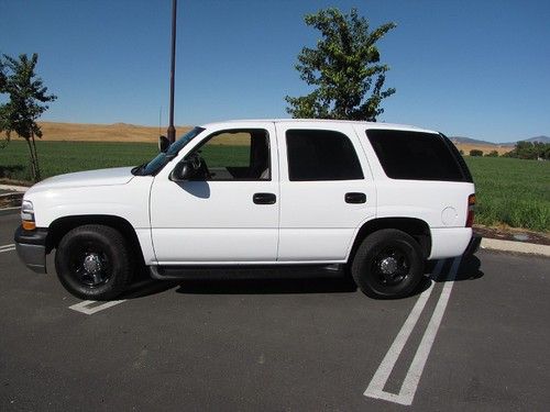 2005 chevrolet tahoe police package 2wd pursuit ppv, z56 low 40k miles