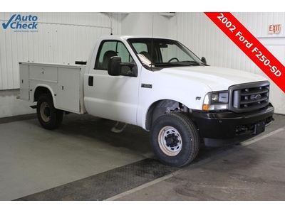 Used 02' 4x4, low miles, and utility body ready for work. talk about a deal