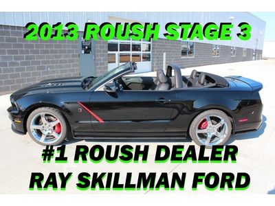 2013 roush stage 3 tvs2300 supercharged 5.0 302 13 rs3 convertible convertible