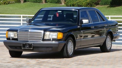 1989 mercedes benz 560 sel premium sedan black on black 1 owner car no reserve