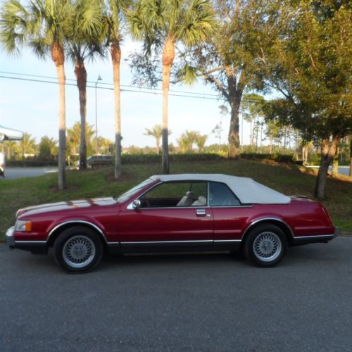 Very rare 1991 lincoln mark vii lsc convertible, professionally converted!