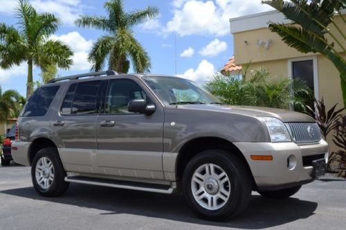 One owner florida suv 47k awd 4x4 sun roof third row leather v8 carfax cert