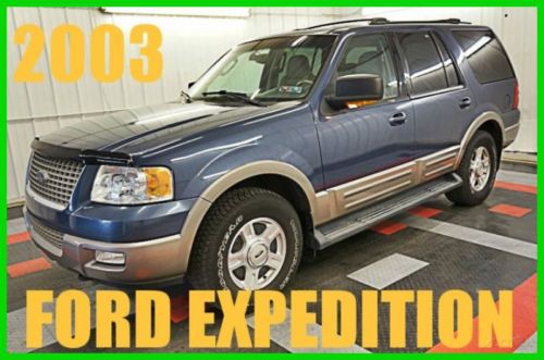 2003 ford expedition eddie bauer nice! v8! loaded! 4wd! 60+ photos! must see!