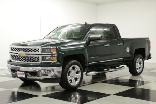 Ltz 4wd new heated cooled 20 in chrome extended crew double 2013 2014 v8 green