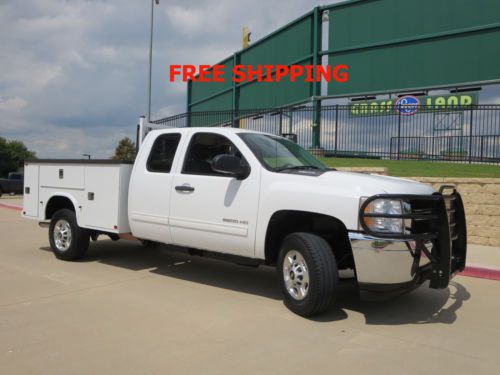 2011 texas own  chevy silverado hd2500 utility service truck one owner fully svc