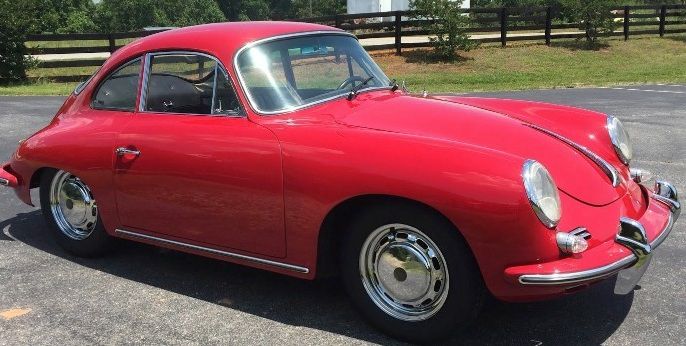 1965 porsche 356sc coupe matching #'s last year of 356