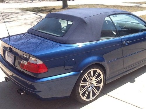 Convertible topaz blue with blue soft top