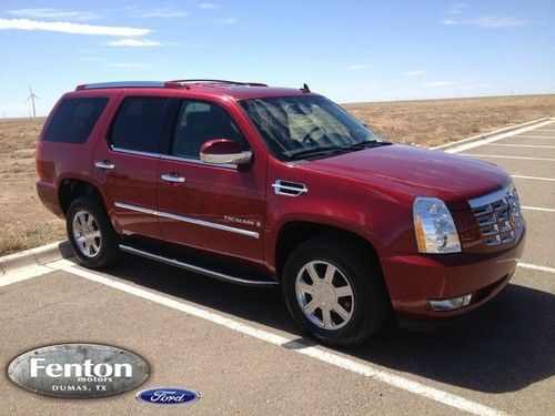 2008 cadillac escalade awd leather navigation sun roof dvd low miles