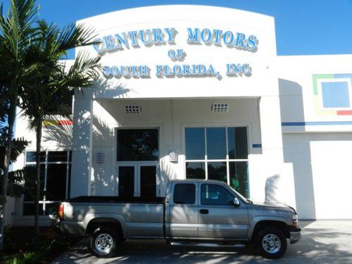 1999 chevy silverado 2500 4x4 98,597 miles 1-owner florida clean carfax leather