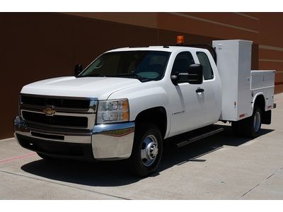 2007 chevy 3500 hd quad ~service utility bed~ dually ~welding bed~ 3500hd 1-ownr