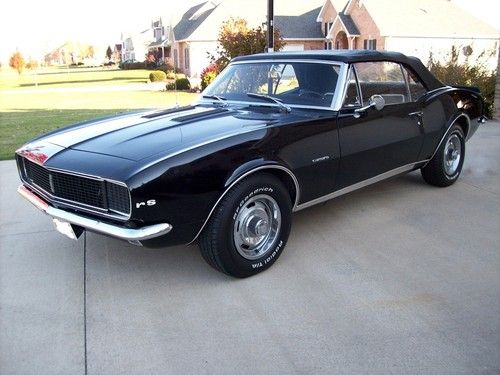 1967 chevrolet camaro rs convertible (reserve less than buy it now price)