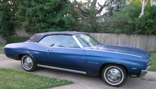 1970 chevrolet chevelle convertible 1 owner all original project car