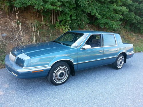 1992 chrysler new yorker ice cold a/c 3.3 v6 beautiful car dodge plymouth