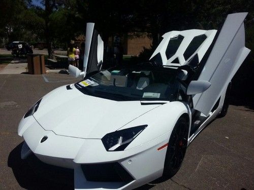 Aventador roadster, 120 miles, available today call karl @ 713.201.0856