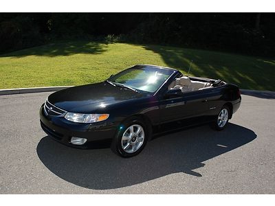 2001 toyota camry solara sle convertible new top tires great car leather cd nice