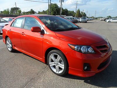 New 2013 toyota corolla s special edition hot lava $2000 off msrp