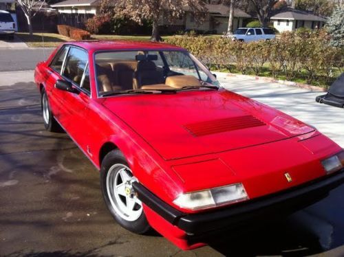 1984 ferrari 400i  v12 red on tan just had 19k worth of work and receipts done