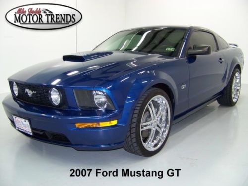 2007 ford mustang gt premium chrome niche wheels shaker audio leather seats 47k