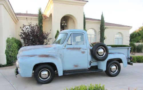 1954 ford pickup truck, shortbed, patina