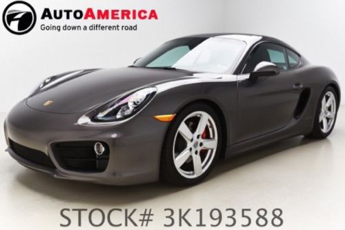 2014 porsche cayman s manual 2k low mile bluetooth cruise 1 owner clean carfax