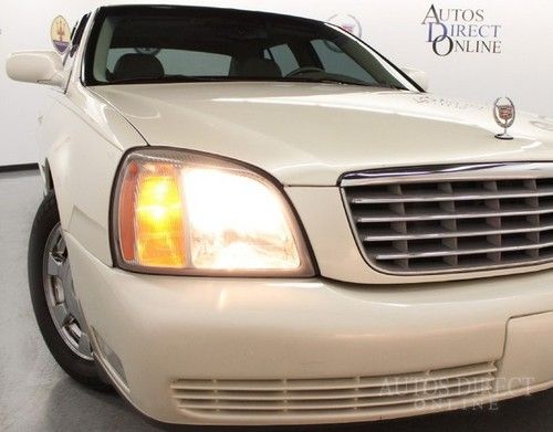 We finance 2002 cadillac deville 4.6l clean carfax 6cd mroof pwrhtsts sdeairbags