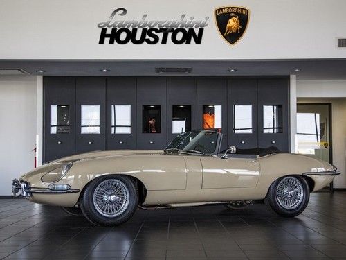 1967 jaguar e-type convertible series i restored by best of britain beige ots