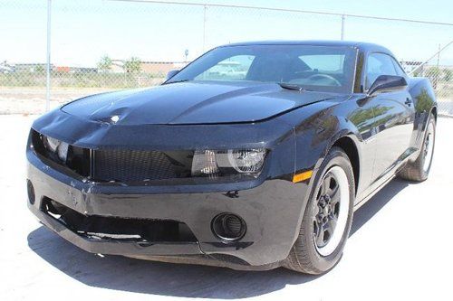 2013 chevrolet camaro ls coupe damaged salvage only 2k miles runs! loaded l@@k!!