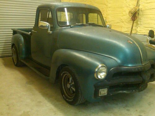1955 1st series 5 win . truck chevy step side