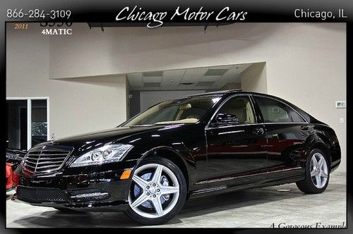 2011 mercedes benz s550 sport 4matic $108+ msrp p2 package rear sunblinds wow$$$