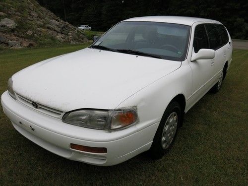 1995 toyota camry wagon rare low miles 1 owner 4 cyl drives exc well maintained